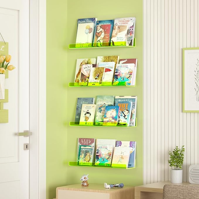 upsimples Acrylic Shelves for Wall Decor, 15