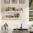 Fun Memories Rustic Real Wood Floating Shelves, 8 Inch Deep Floating Shelf Wall Mounted, 36