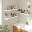32 Inch Floating Shelves | 6.5 Inch Deep White Floating Shelves Set of 2 | 32