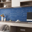 Livelynine 15.8x394 Navy Blue Peel and Stick Wallpaper Dark Indigo Textured Grasscloth Navy Wall Paper for Bathroom Bedroom Apartment Blue Contact Paper Waterproof Vinyl Wrap Renter Friendly Upgrades