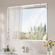 Keonjinn Beveled Bathroom Mirror 48” x 36“, Rectangle Mirrors for Bathroom Sink, Large Wall Mirror,Shatterproof, Modern Decorative for Living Room, Entryway, Bedroom, Horizontal/Vertical