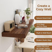 Floating Shelves 48 Inch Long, 12 Inch Deep Floating Shelves for Wall, 48 x 12 Large Wall Shelves for Home Storage & Display, 2
