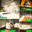 Motion Sensor Under Cabinet Lights, Magnetic Rechargeable Under Counter Closet Light, Wireless Night Light Bar Stick-On, 2-Pack, Neutral White