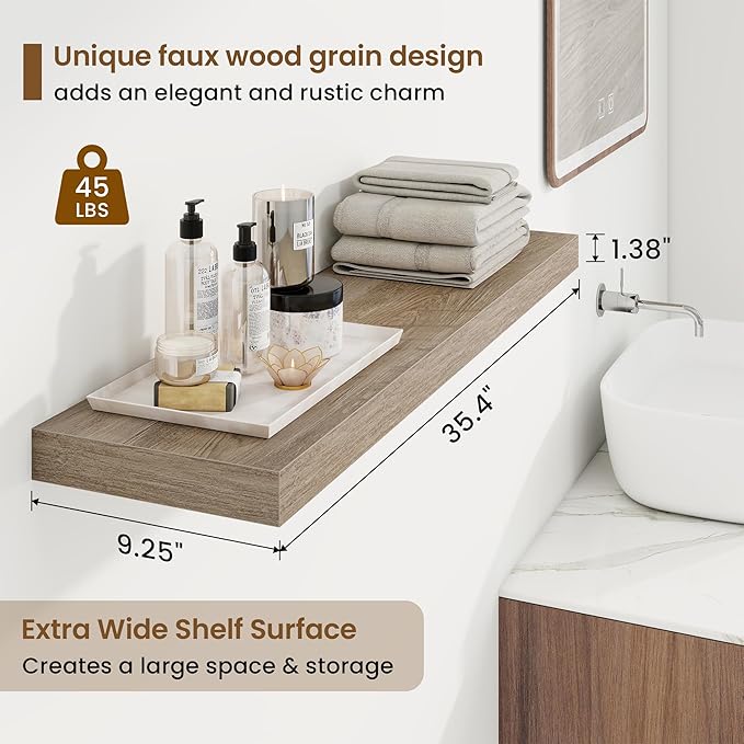 36in Floating Shelves for Wall, 36