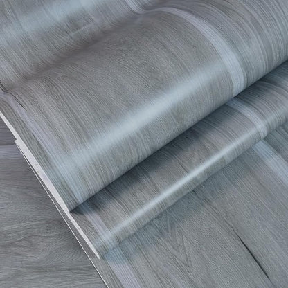 BOMENG Wood Grain Contact Paper Grey Wood Look Wallpaper Peel and Stick Countertop Covers with Air Guide Slot Design 31.5"x157.5" Kitchen Cabinet Wallpaper Vinyl Wrap Natural Wood Stickers Paper