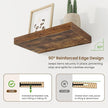 Marsmiles 16in Floating Shelves for Wall, 16