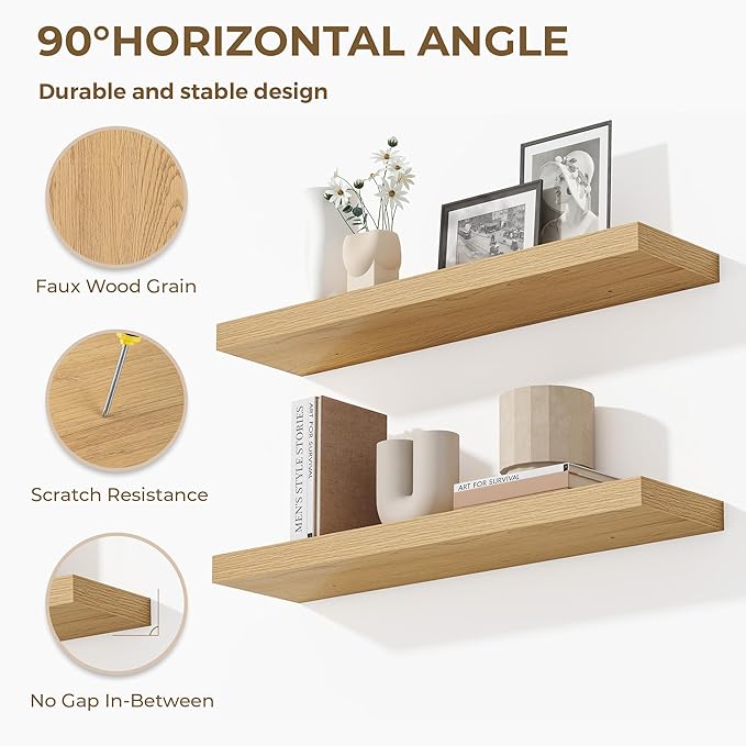 Dreamland 32 Inches Floating Shelves for Wall, 9.3