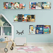 Dezzer 4 Pack Acrylic Shelves for Wall, 15