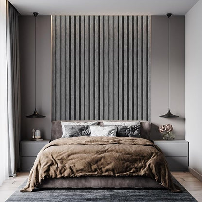 Yun-aeon Natural Wood Peel and Stick Wallpaper Grey Wood Slats - 17.3"x 480" Self-Adhesive Waterproof Vinyl Removable Wall Paper for Wall Decor Bedroom