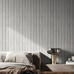 Thick Wood Slat Wall Panels, Modern 3D Peel and Stick, 15.75
