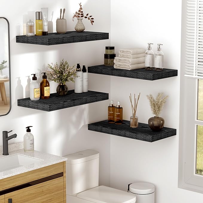 Vivelove 24 Inches Floating Shelves Wall Mounted, 10