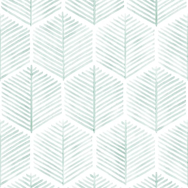 MelunMer Modern Peel and Stick Wallpaper Boho Contact Paper for Cabinets/Drawers 787In L 17.3In W Self Adhesive Removable Wallpaper for Bedroom/Bathroom Waterproof Geometric Contact Paper Green/White