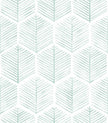 MelunMer Modern Peel and Stick Wallpaper Boho Contact Paper for Cabinets/Drawers 276In L 17.3In W Self Adhesive Removable Wallpaper for Bedroom/Bathroom Waterproof Geometric Contact Paper Green/White