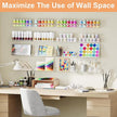 upsimples 8 Pack Acrylic Shelves Wall Organizer and Storage, 15