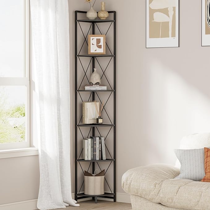 6 Tier Corner Shelf Stand, 78
