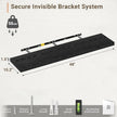 Vivelove 48 Inches Floating Shelves Wall Mounted, 10