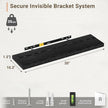 Vivelove 30 Inches Floating Shelves Wall Mounted, 10