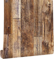 Yun-aeon Brown Wood Peel and Stick Wallpaper 17.3