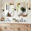 FICTOR Bathroom Vanity Mirror for Wall, 2 Pack 24
