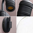 1-Light Vintage Wall Sconce, Yosoan Black Industrial Fixture Light with Elegant Gooseneck Curved Rod, Indoor Clear Glass Shade Wall Lamp Lighting for Bathroom Porch Kitchen Living Room Restaurant