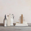 Creative Co-Op Resin Heron Bookends, Cream, Set of 2
