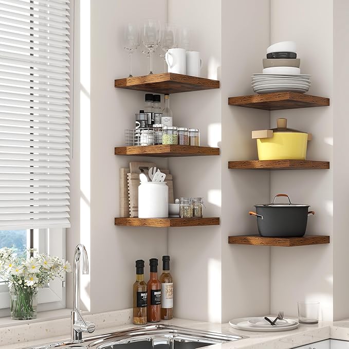 Square Floating Shelves for Wall 12