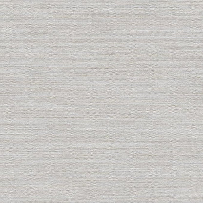 Tempaper Textured Pewter Grey Horizontal Faux Grasscloth Removable Peel and Stick Wallpaper, 20.5 in X 16.5 ft, Made in The USA