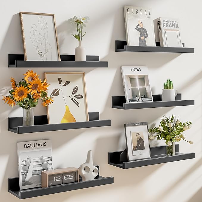 Heimlove Floating Shelves Set of 6, 24
