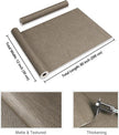 CRE8TIVE Tan Grasscloth Peel and Stick Wallpaper Textured Faux Grass Cloth Contact Paper for Cabinets Self Adhesive Removable Linen Fabric Wallpaper for Living Room Bedroom Table Dresser Decor 12