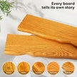 Floating Shelves for Wall Rustic Farmhouse 48 Inch Floating Shelf Bathroom Wooden Shelves for Wall Mounted Live Edge Pine Shelf with Unique Natural Grain for Living Room Bedroom Kitchen (Honey Walnut)