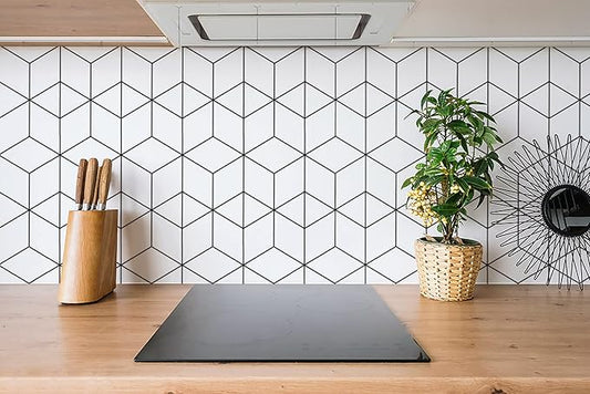 Removable Wallpaper White and Black Contact Paper for Cabinets Stripe Peel and Stick Wallpaper Self Adhesive Contact Paper for Wall Covering Vinyl Rolls 118"x17.3"