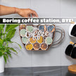 Made Easy Kit Coffee Pod Organizer - Home Coffee Bar Functional Décor - Café Station Countertop Storage Accessories (Coffee Cup (Mountable))