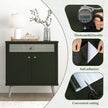 Wood Contact Paper Dark Green Peel and Stick Wallpaper,Thicken No Tear Vinyl Wrap Sticker, Self Adhesive Waterproof Faux Wood Grain Wallpaper Cover Cabinets Desk Furniture Decoration11.8 in X 197 in