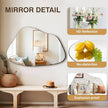 FICTOR Irregular Asymmetrical Wall Mirror, 36