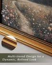 HUARCEY Gold Framed Vintage Wall Art for Living Room Harvest Apples Still Life Oil Painting Large Cottagecore Room Decor Picture Canvas Print Farmhouse Fruit Wall Decor Bedroom Kitchen Bathroom 20x40