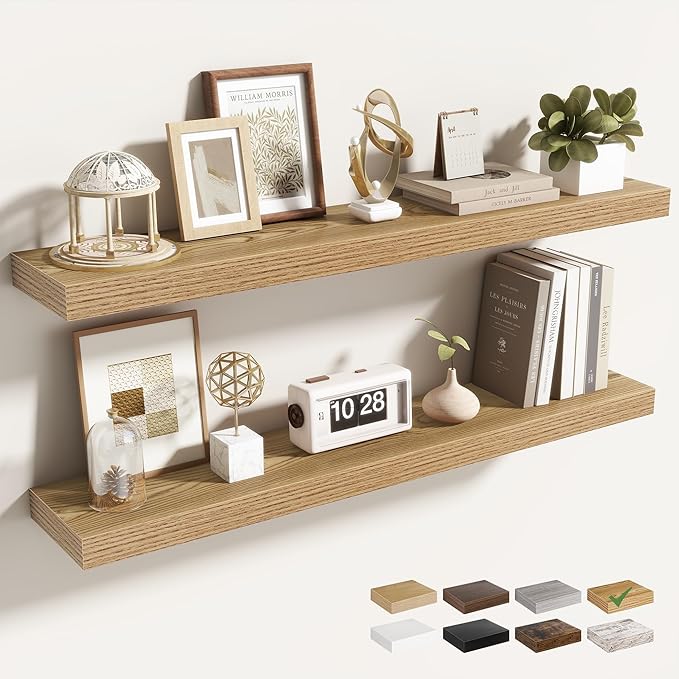 36 Inch Floating Shelves for Wall 2 Pack, 36