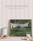 SHENIFY Laundry Room 11x14in Vintage Framed Canvas Wall Art Decor - Natural Framed