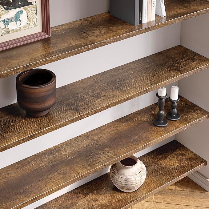 Decotalk 24"x200" Vintage Wood Grain Contact Paper Wood Contact Paper for Countertops Waterproof Woodgrain Vinyl Wrap Woods Peel and Stick Wallpaper Countertop Vinyl Wrap Woods Countertop Cover