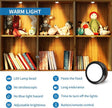 LEASTYLE Puck Lights with Remote, Battery Operated Under Cabinet Lighting with Dimmable Timer, Stick-On Closet Light Under Counter Lights for Kitchen,Black(1 Pack)