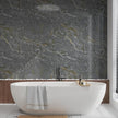 Gray Gold Marble Contact Paper Peel and Stick Countertops Kitchen Vinyl Wrap Wallpaper 591