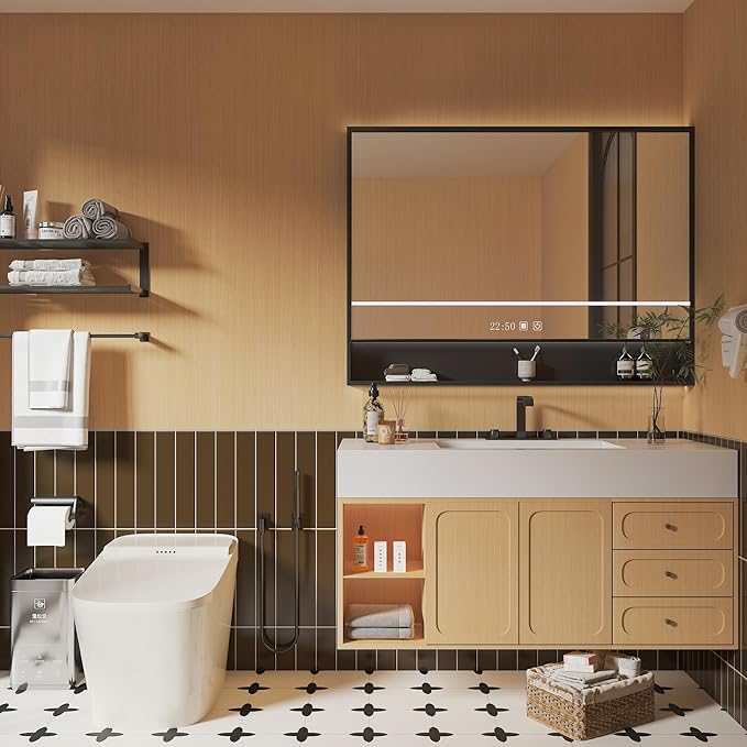 BOMENG Light Brown Wood Contact Paper Thick Oak Wood Wallpaper Peel and Stick 48