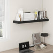 48 Inch Black Floating Shelf | 12 Inch Deep Floating Shelves Set of 1 | 48