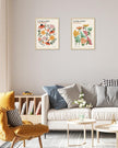 HesenDot Unframed Floral Wall Art Set of 3,12x16in Flower Market Canvas Prints,Abstract Botanical Posters Decor,Minimalist Amsterdam Stockholm Bologna Artwork for Living Room Bedroom Office Home