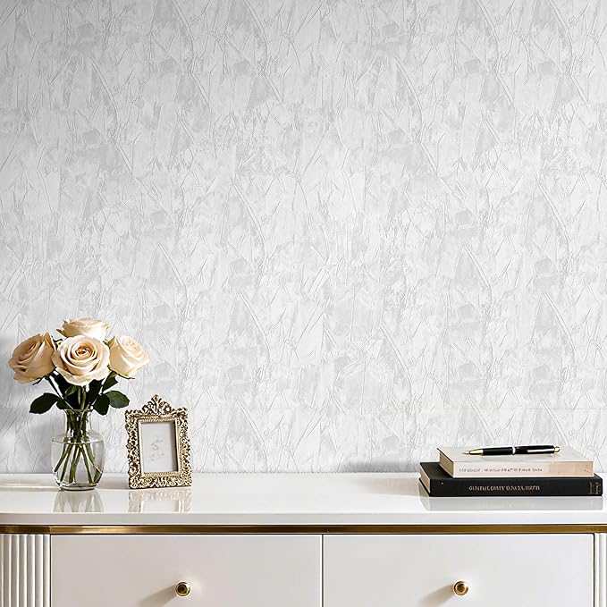 White Velvet Wallpaper Self Adhesive Felt Drawer Liner Crushed Luxury Velvet Flocking Liner for Jewelry Drawer Art Crafts White Felt Fabric Peel and Stick Flock Backing Contact Paper 17.7x80