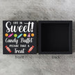 Funny Christmas Candy Buffet Wooden Box Sign Plaque Life is Sweet Candy Buffet Please Take a Treat Wood Box Sign Rustic Art Home Shelf Desk Decor 5 X 5 Inches