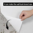 White Contact Paper Solid White Peel and Stick Wallpaper 17.3