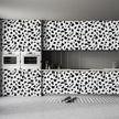 Black and White Spots Contact Paper Cow Printed Peel and Stick Wallpaper Self-Adhesive Cute Removable Wall Paper Vinyl White Black Decals for Walls Bedroom Living Room Nurseryls 17.3”x80”