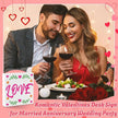 Valentines Table Decor, Happy Valentine's Day Home Office Sign for Porch Tiered Tray Shelf Party, Romantic Gifts Decorations for Wife Daughter Dad Husband Women