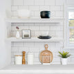 Sorbus Floating Shelves for Wall - 35 Inch Long Bathroom Shelves, Wall Decor for Bedroom, Kitchen, Living Room & Book Storage - Mounted Floating Shelf with Invisible Brackets (White, 2 Pack) | Long Wall Shelves, for Bedroom, Kitchen, Living Room, Bathr...