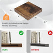 Square Floating Shelves for Wall, 7.5